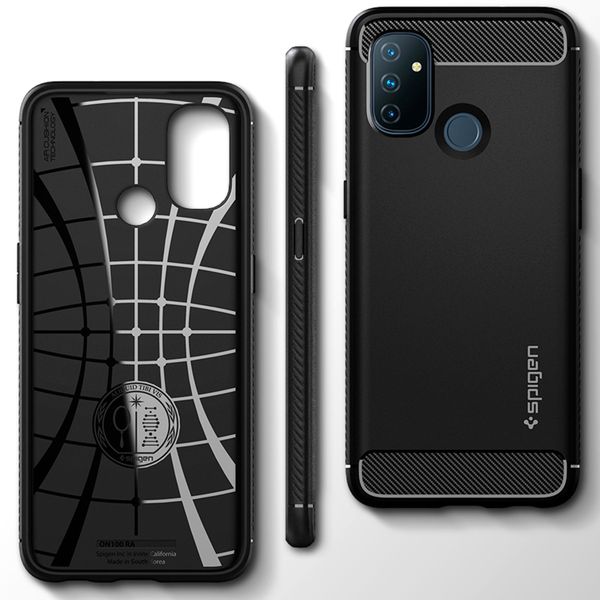 Spigen Coque Rugged Armor OnePlus Nord N100 - Noir