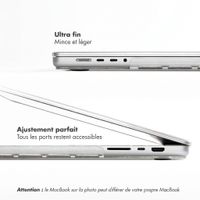 Selencia Coque Paillettes pour Apple MacBook Neo 13 pouces (2026) A18 - Transparent