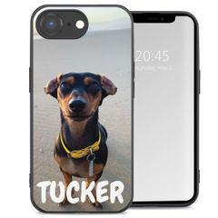 Concevez votre propre coque en gel Apple iPhone 16e - Noir