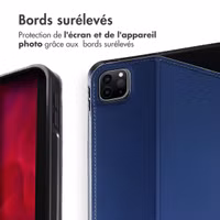 Accezz Coque tablette Classic Apple iPad Pro 12.9 (2022) / Pro 12.9 (2021) / Pro 12.9 (2020) - Bleu foncé