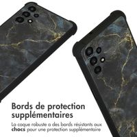 imoshion Coque Design avec cordon Samsung Galaxy A13 (4G) - Black Marble