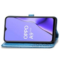 Etui de téléphone portefeuille Mandala Oppo A5/A9 (2020)