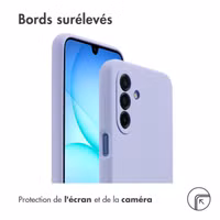 Accezz Coque Liquid Silicone Samsung Galaxy A17 - Violet