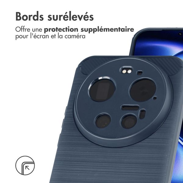 imoshion Coque Brushed Xiaomi 17 Ultra - Bleu foncé