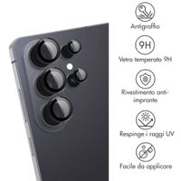imoshion Lot de 2 protections d'objectif de caméra Samsung Galaxy S26 / S26 Plus - Noir