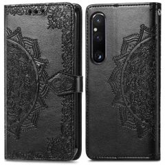 imoshion Etui de téléphone portefeuille Mandala Sony Xperia 1 V - Noir