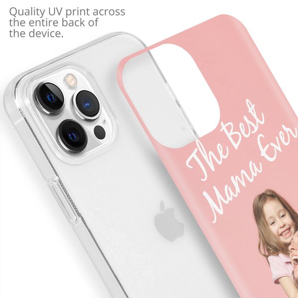 Concevez votre propre coque en gel Apple iPhone 13 Pro Max - Transparent