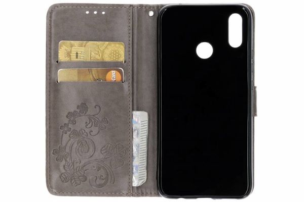 Etui de téléphone Fleurs de Trèfle Huawei P Smart Plus