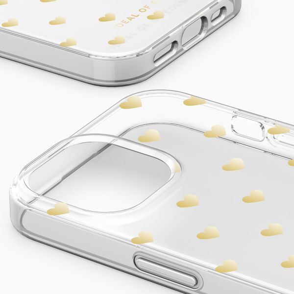 iDeal of Sweden Coque arrière Mirror Apple iPhone 15 - Golden Hearts