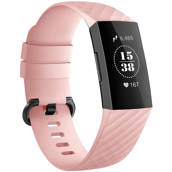 imoshion Bracelet silicone le Fitbit Charge 3 / 4 - Rose