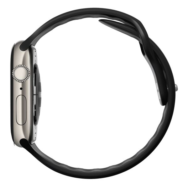 Nomad Bracelet Tempo en silicone Apple Watch Series 1 - 9 / SE (38/40/41 mm) | Series 10 / 11 (42 mm) - Black