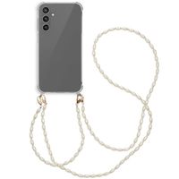 imoshion Coque avec dragonne + bracelet - Perles Samsung Galaxy A25 (5G) - Transparent