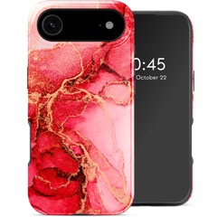 Selencia Coque arrière Vivid avec MagSafe Apple iPhone Air - Rosy Marble