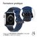 imoshion ﻿Boucle de bracelet de sport en silicone Apple Watch Series 1-9 / SE - 38/40/41 mm / Series 10 - 42 mm - Bleu / Noir