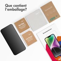 Accezz Protection d'écran en verre trempé Privacy Apple iPhone SE (2022 / 2020)