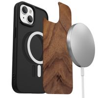 Woodcessories Coque Bumper MagSafe iPhone 15 - Walnut