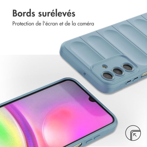 imoshion Coque arrière EasyGrip Samsung Galaxy A25 (5G) - Bleu clair