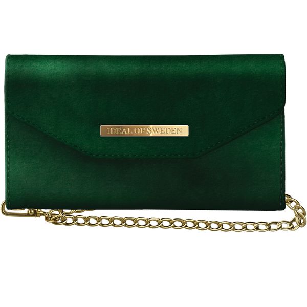 iDeal of Sweden Mayfair Clutch Velvet iPhone SE (2022 / 2020) / 8 / 7 / 6(s) - Vert