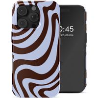 Selencia Coque arrière Vivid Apple iPhone 16 Pro - Dream Swirl Chocolate
