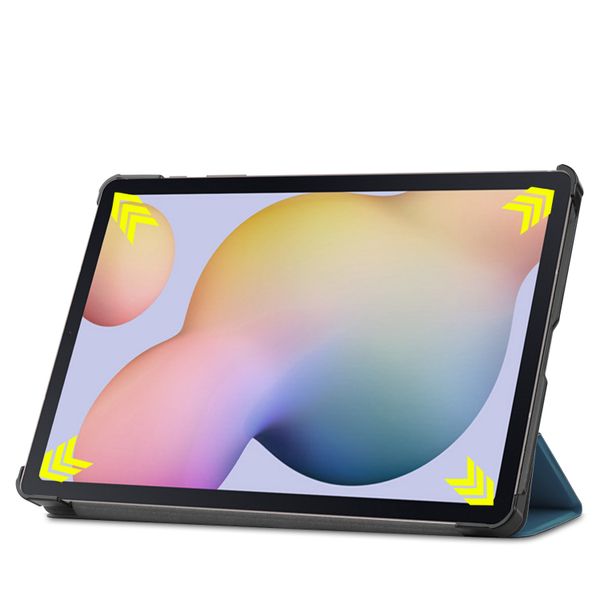 imoshion Coque tablette Trifold Samsung Galaxy Tab S8 / S7 - Vert foncé