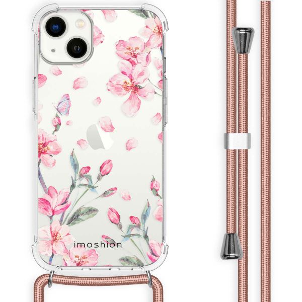 imoshion Coque Design avec cordon iPhone 14 Plus - Blossom Watercolor