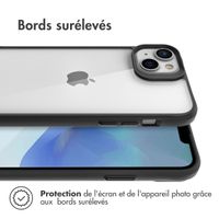 imoshion Coque Rugged Hybrid iPhone 14 - Noir / Transparent