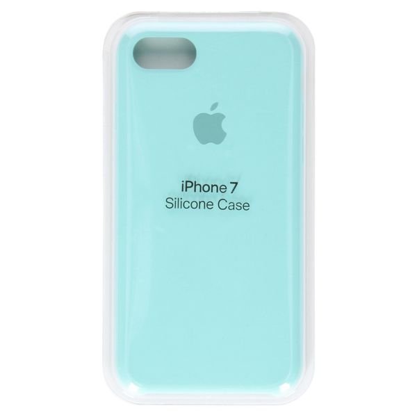 Apple Coque en silicone Apple iPhone SE (2022 / 2020) / 8 / 7 - Sea Blue