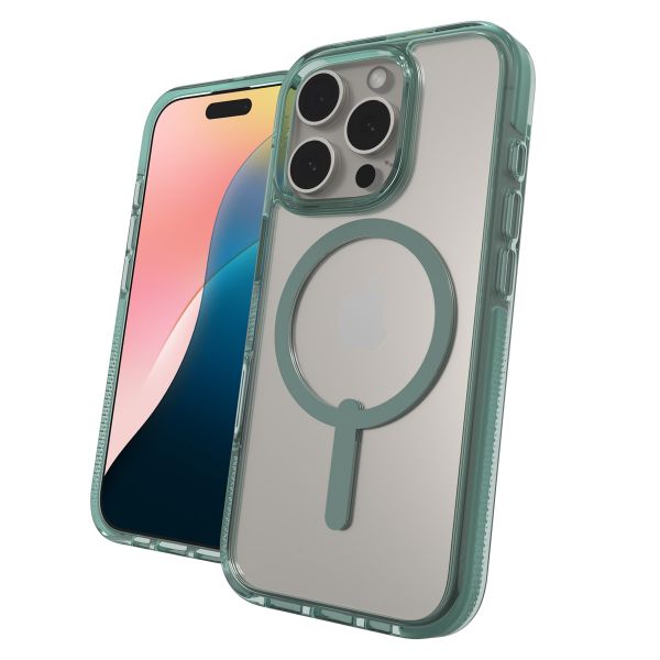 ZAGG Coque Santa Cruz Snap avec MagSafe Apple iPhone 16 Pro - Clear / Green