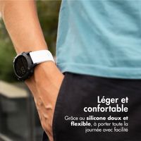 imoshion Bracelet QuickFit® en silicone  - Connexion Garmin 22 mm - Blanc