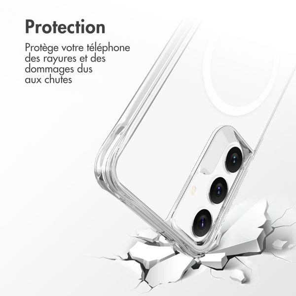 imoshion Coque Rugged Air MagSafe Samsung Galaxy S24 FE - Transparent