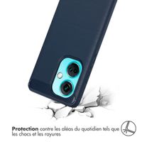 imoshion Coque Brushed OnePlus Nord CE 3 / CE 3 Lite - Bleu foncé