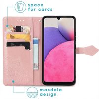 imoshion Etui de télephone Mandala Samsung Galaxy A33 - Rose Doré