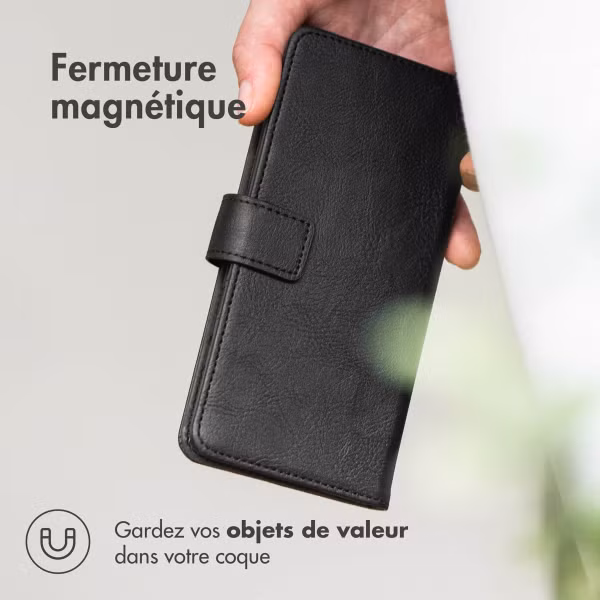 imoshion Étui de téléphone portefeuille Luxe Samsung Galaxy A53 - Noir