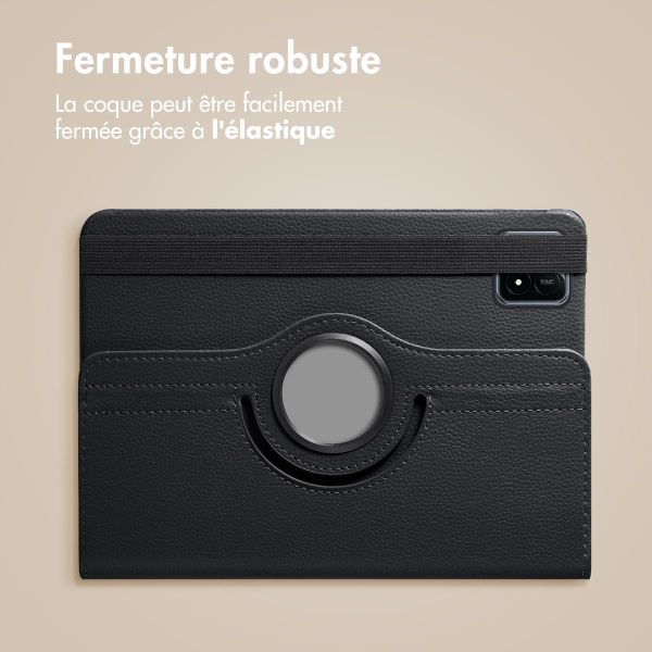 imoshion Coque tablette rotatif à 360° Xiaomi Pad 6S Pro 12.4 - Noir