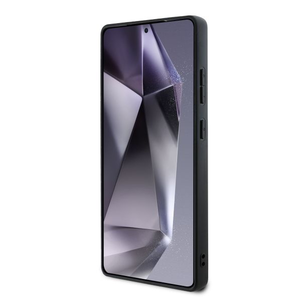 Guess Coque 4G Metal Logo Saffiano Samsung Galaxy S25 Ultra - Beige