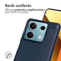 imoshion Coque Brushed Xiaomi Redmi Note 13 (5G) - Bleu foncé