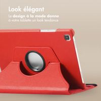 imoshion Coque tablette rotatif à 360° Samsung Galaxy Tab S6 Lite (2020/2022/2024)  - Rouge