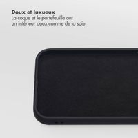 Selencia Étui portefeuille amovible Olyn avec MagSafe Apple iPhone 14 / 13 - Noir