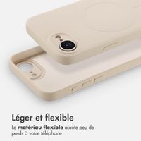 imoshion Coque Couleur avec MagSafe iPhone 16e - Beige