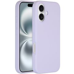 Accezz Coque Liquid Silicone avec MagSafe iPhone 16 - Violet