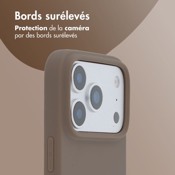 imoshion Coque Couleur Apple iPhone 17 Pro - Marron