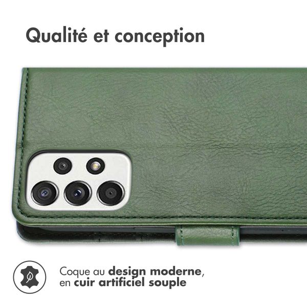 imoshion Étui de téléphone portefeuille Luxe Samsung Galaxy A53 - Vert