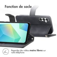 imoshion Etui de télephone portefeuille avec cordon Samsung Galaxy A15 (5G/4G) - Noir