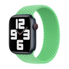 Apple Bracelet Solo tressé Apple Watch | 38/40/41/42 mm - Taille 9 - Bright Green