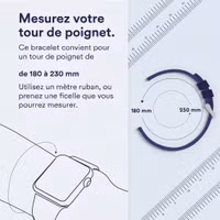 imoshion Bracelet silicone Fitbit Versa / Versa 2 / Versa Lite - Taille L - Blanc