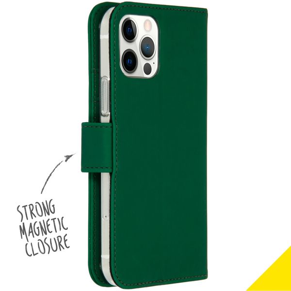 Accezz Étui de télephone Wallet Apple iPhone 12 (Pro) - Vert