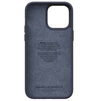 Njorð Collections Coque en cuir véritable iPhone 14 Pro Max - Black