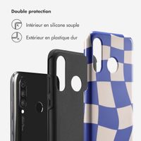 Selencia Coque arrière Vivid Tough Huawei P30 Lite - Groovy Sapphire Blue