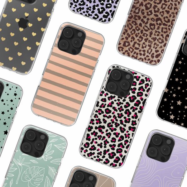 imoshion Coque Design Apple iPhone 16 Pro - Striped peach reverse