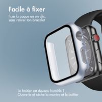 imoshion Coque rigide à couverture complète Apple Watch 7 / 8 / 9 - 41 mm - Argent